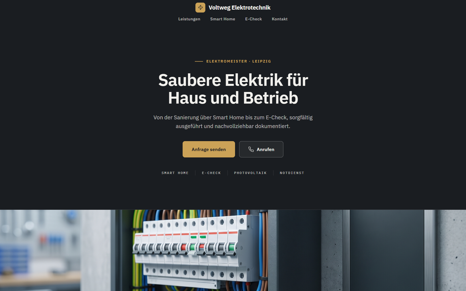 Design-Beispiel Elektriker